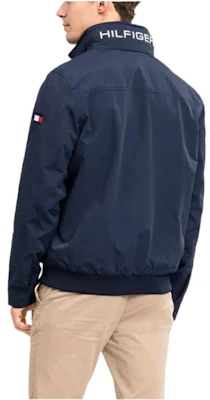Tommy Hilfiger FW22 海軍藍防風防水休閒徽標外套 C837885438-426 Cheap Tommy Hilfiger FW22 海軍藍防風防水休閒徽標外套 C837885438-426