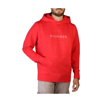 Tommy Hilfiger FW22 Red Letter Print Hoodie MW0MW25598XK3