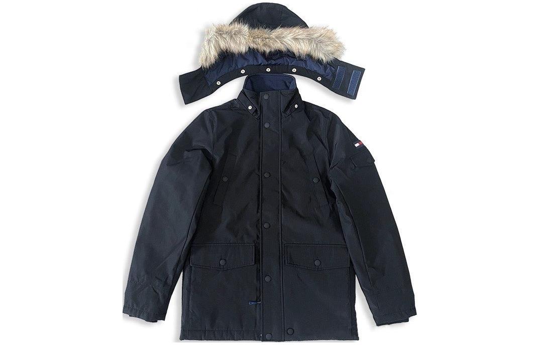 Order 汤米·希尔费格2022秋冬纯色毛领拉链夹克 78J1955-410