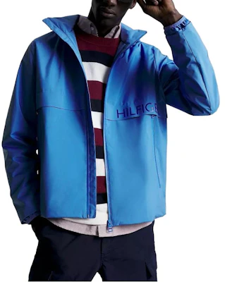 Tommy Hilfiger Jaket Sailing Hoodie Letter Print Biru Muda FW23 HProtect MW31656-C4G Buy Tommy Hilfiger Jaket Sailing Hoodie Letter Print Biru Muda FW23 HProtect MW31656-C4G