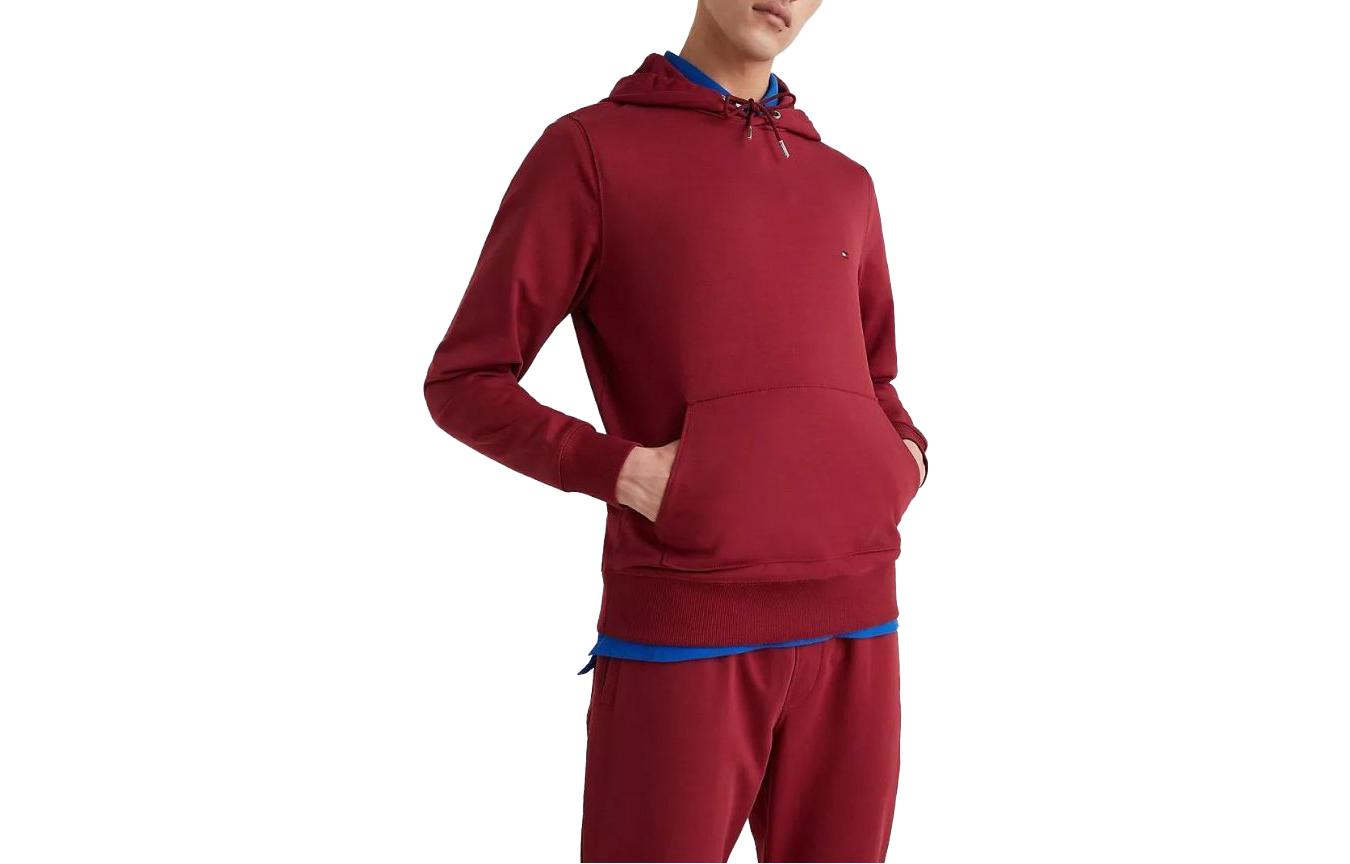 Tommy Hilfiger FW23 Red Flag Logo Hoodie Pullover - Long Sleeve 78J8225-XJS