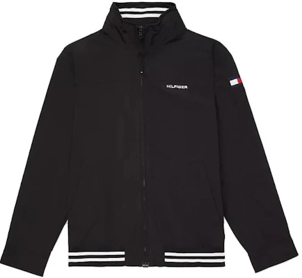 Tommy Hilfiger FW23 賽艇條紋印花黑色拉鍊夾克 78C4175-BDS Buy Tommy Hilfiger FW23 賽艇條紋印花黑色拉鍊夾克 78C4175-BDS