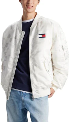 汤米希尔费格 FW23 男女宽松版白色长袖羽绒夹克 DM0DM17297 Shop 汤米希尔费格 FW23 男女宽松版白色长袖羽绒夹克 DM0DM17297