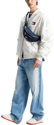 汤米希尔费格 FW23 男女宽松版白色长袖羽绒夹克 DM0DM17297 Sizing 汤米希尔费格 FW23 男女宽松版白色长袖羽绒夹克 DM0DM17297