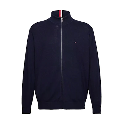 Tommy Hilfiger Golf Retro Navy Cardigan Long Sleeve Sweatshirt 78J9322-410