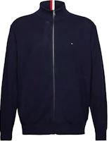 Order Tommy Hilfiger Golf Retro Navy Cardigan Long Sleeve Sweatshirt 78J9322-410