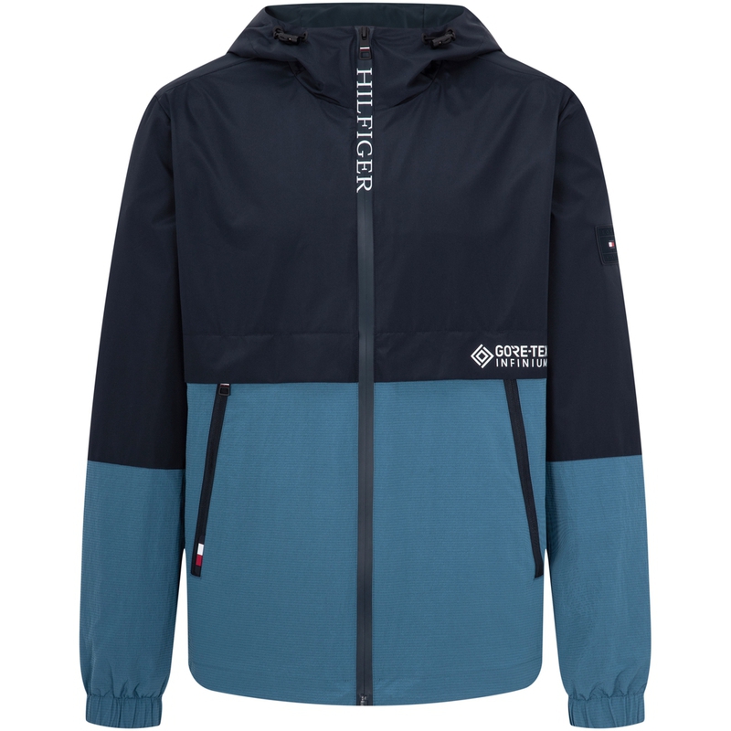 Tommy Hilfiger GORE-TEX Hooded Outdoor Jacket Loose Fit Blue/Black MW0MW29962-DW5