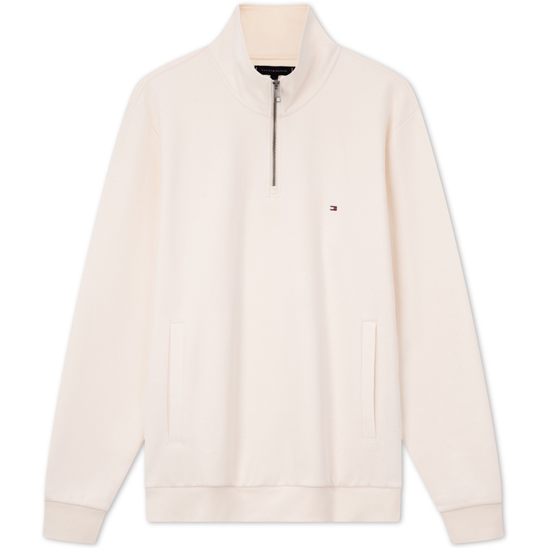 Tommy Hilfiger Half-Zip Solid Sweatshirt Casual Business Loose Fit MW0MW36510