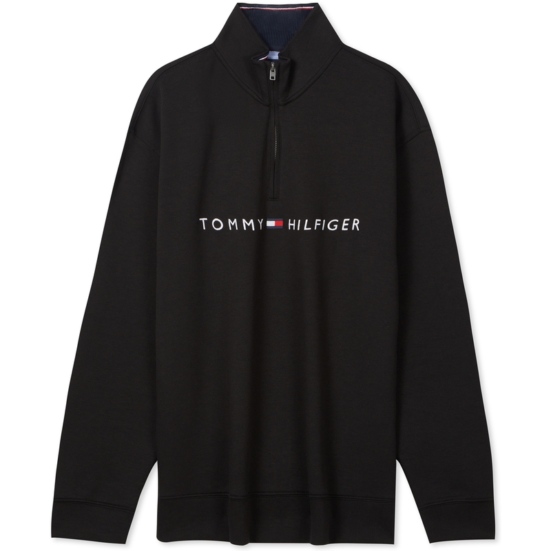 Tommy Hilfiger Half-Zip Sweatshirt with Embroidered Logo 78E2065