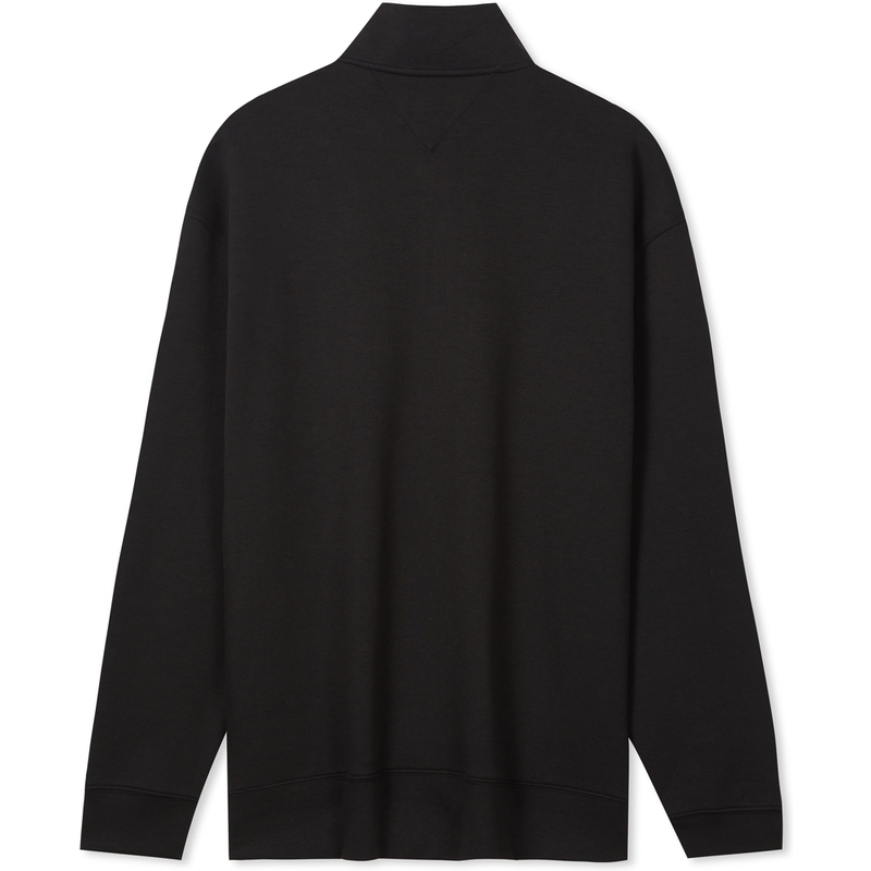 Lookbook Tommy Hilfiger Half-Zip Sweatshirt dengan Logo Bordir 78E2065