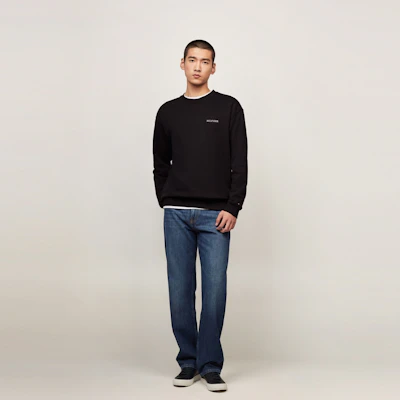 汤米·希尔费格重磅刺绣棉质休闲圆领卫衣 MW0MW36474 4