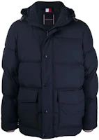 Tommy Hilfiger Hooded Insulated Jacket - Dark Blue MW0MW19660 Tommy Hilfiger Hooded Insulated Jacket - Dark Blue MW0MW19660