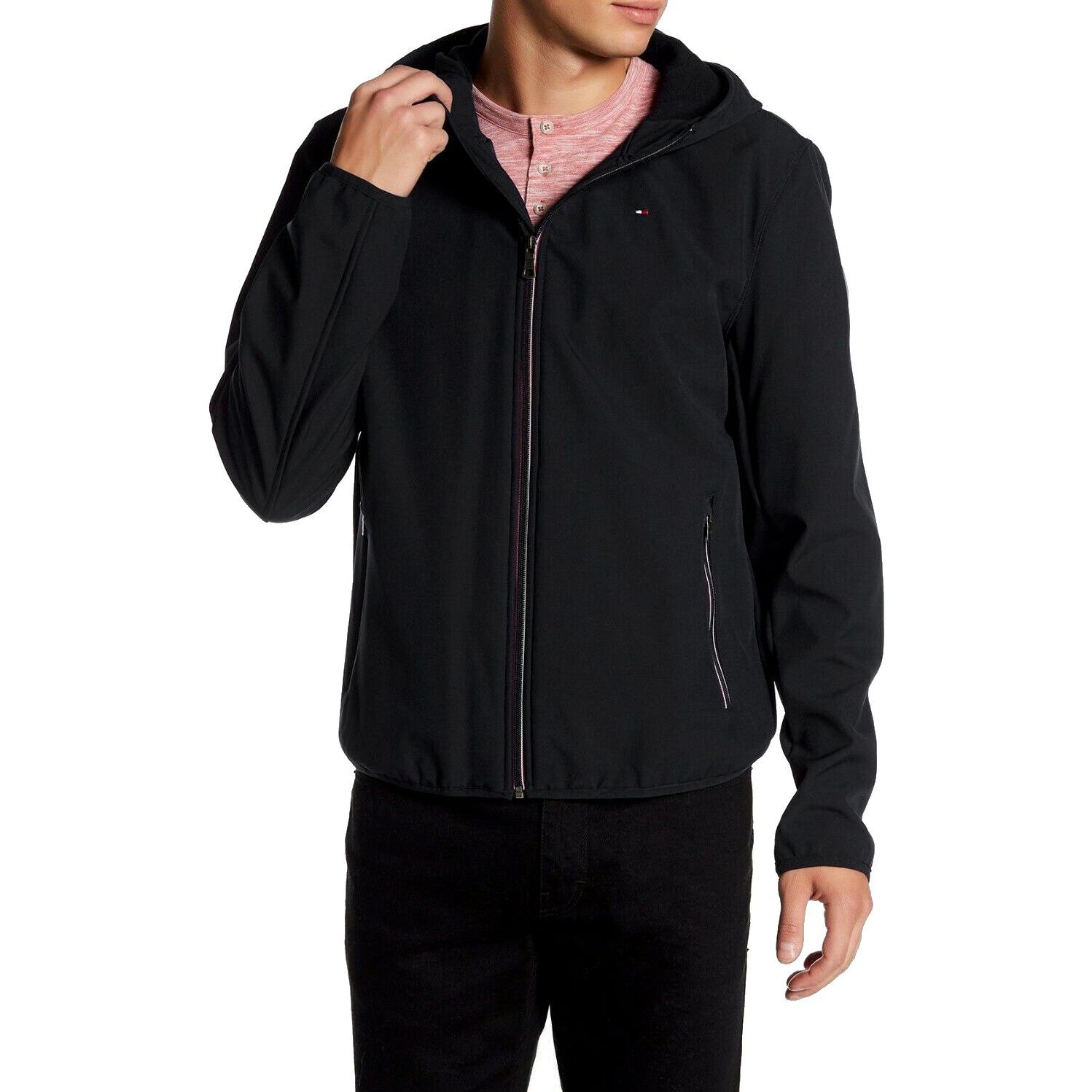 Lookbook 汤米·希尔费格常春藤风格休闲连帽拉链透气夹克 157AP294-BLK