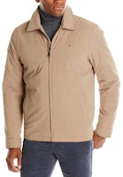 Tommy Hilfiger Khaki Quilted Business Casual Jacket 159AK644-khk Tommy Hilfiger Khaki Quilted Business Casual Jacket 159AK644-khk