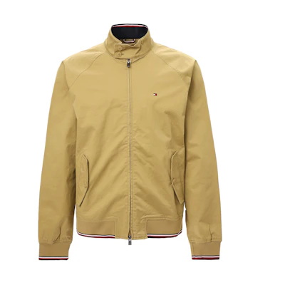Tommy Hilfiger Khaki Stand Collar Raglan Sleeve Casual Jacket 78J2788-810