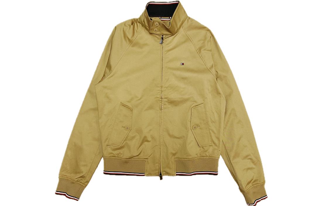 Order 汤米·希尔费格卡其色立领插肩袖休闲夹克 78J2788-810