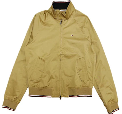 汤米·希尔费格卡其色立领插肩袖休闲夹克 78J2788-810 Order 汤米·希尔费格卡其色立领插肩袖休闲夹克 78J2788-810