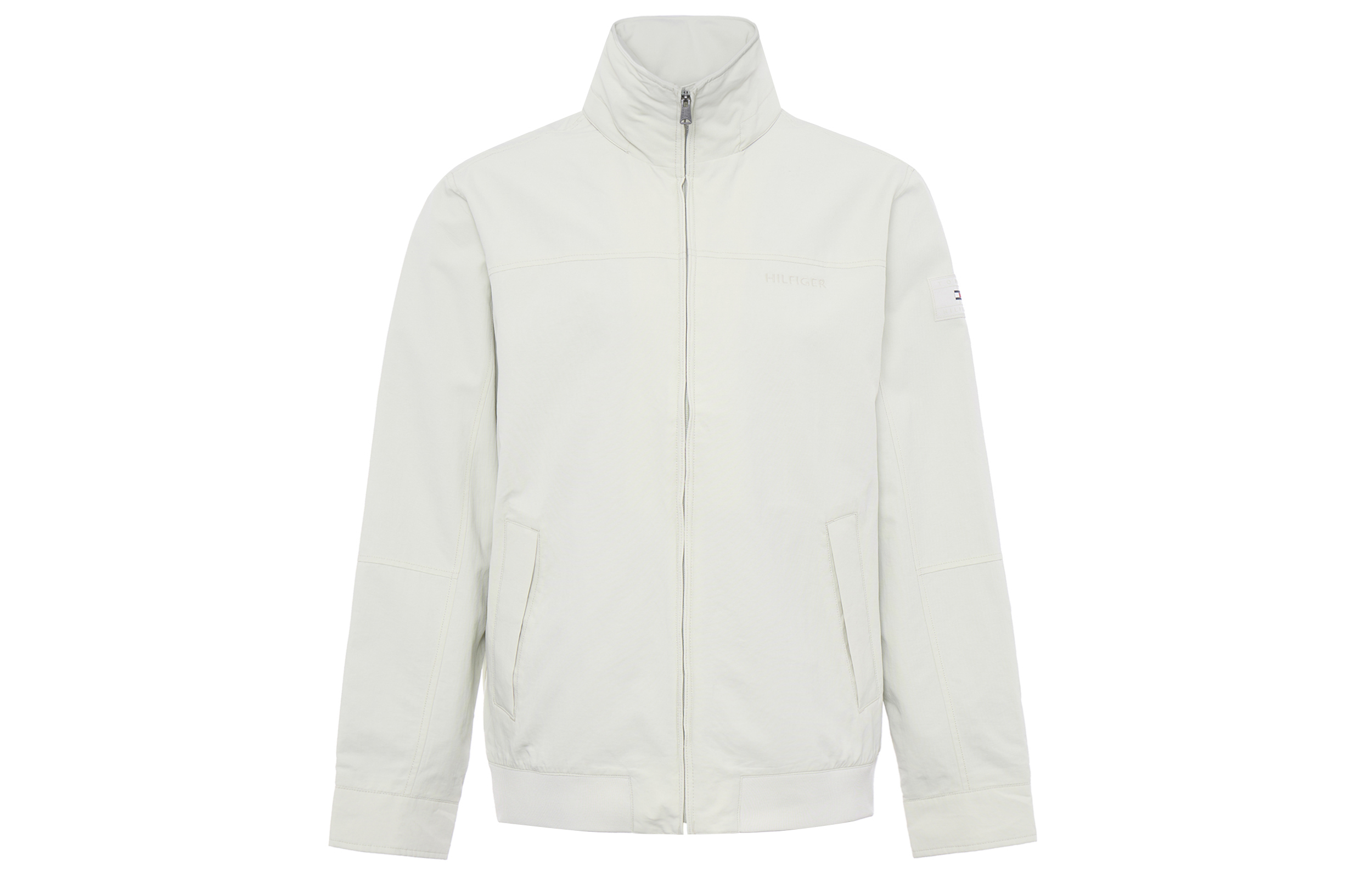 Tommy Hilfiger Khaki Windproof Waterproof Zip-Up Jacket 78J8297-101