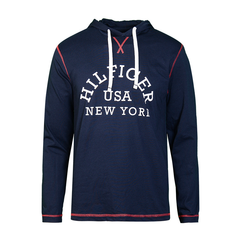 Tommy Hilfiger Lightweight Hooded Pullover Casual Sweatshirt for Men 09T4091-410/608/004
