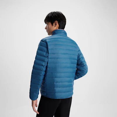 타미 힐피거 남성용 경량 레드 화이트 블루 다운 퀼팅 자켓. MW0MW28065 21