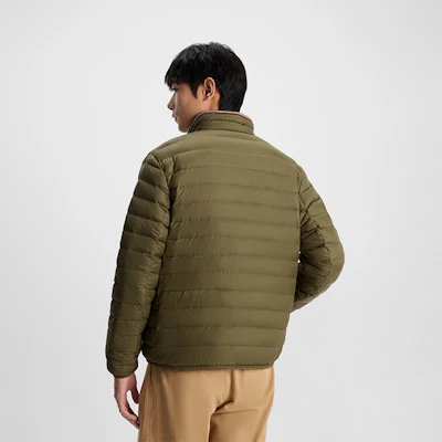 타미 힐피거 남성용 경량 레드 화이트 블루 다운 퀼팅 자켓. MW0MW28065 27