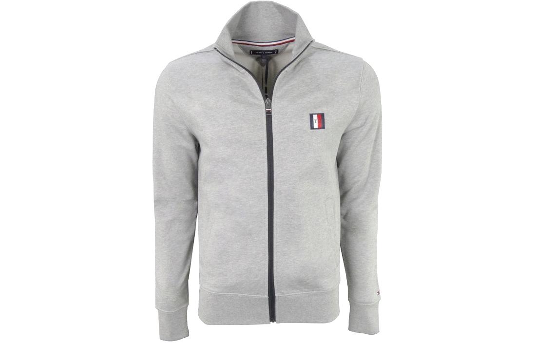 Tommy Hilfiger Lightweight Stand Collar Cardigan - Light Grey 78F2046-421