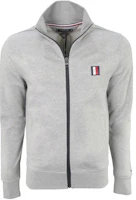 Tommy Hilfiger Lightweight Stand Collar Cardigan - Light Grey 78F2046-421 Tommy Hilfiger Lightweight Stand Collar Cardigan - Light Grey 78F2046-421