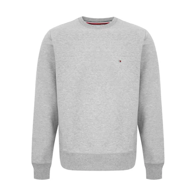 Tommy Hilfiger Logo Embroidered Crewneck Sweatshirt in Gray MW0MW29358P01