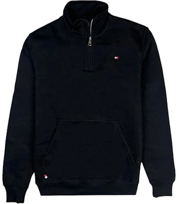 Tommy Hilfiger Logo Embroidered High-Collar Pullover Sweatshirt Black 78J8233-001 Buy Tommy Hilfiger Logo Embroidered High-Collar Pullover Sweatshirt Black 78J8233-001