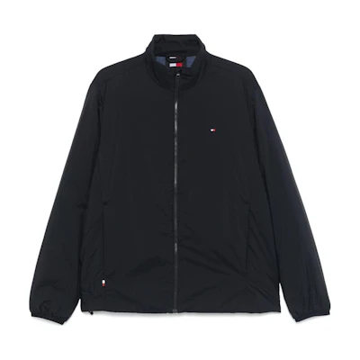 Tommy Hilfiger Logo Embroidered High-Neck Jacket Midnight Blue MW0MW36601-BLUE