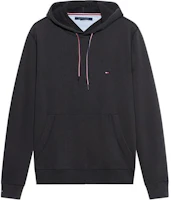 Tommy Hilfiger Logo Embroidered Oversized Hoodie Black Fall/Winter Wear 78J2402-001 Tommy Hilfiger Logo Embroidered Oversized Hoodie Black Fall/Winter Wear 78J2402-001