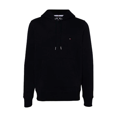 Tommy Hilfiger Logo Embroidery Hoodie Navy Blue MW0MW33632-NAVY