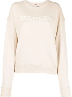 Tommy Hilfiger Logo Print Crewneck Sweatshirt Men’s Light Beige Long Sleeve WW0WW38860ACI-BEIGE Tommy Hilfiger Logo Print Crewneck Sweatshirt Men’s Light Beige Long Sleeve WW0WW38860ACI-BEIGE