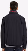 Purchase Tommy Hilfiger Logo Print Stand Collar Zip-Up Jacket Mens Spring Autumn 78J304I00I
