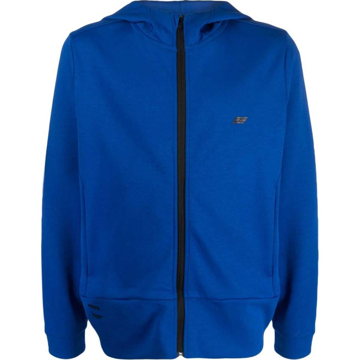 Tommy Hilfiger Logo Printed Zip Hoodie Men’s Cobalt Blue MW0MW30406-BLUE