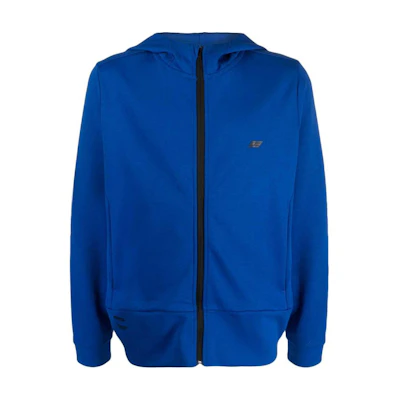 Tommy Hilfiger Logo Printed Zip Hoodie Men’s Cobalt Blue MW0MW30406-BLUE