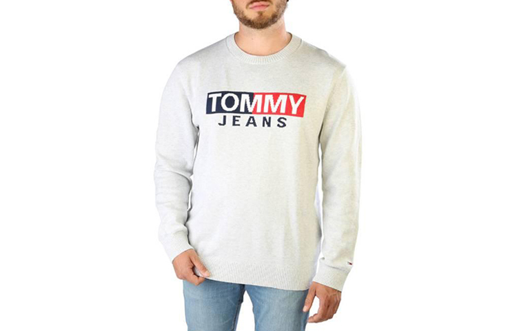 Tommy Hilfiger Long-Sleeve Sweatshirt with Logo Print DM0DM13755PJ4