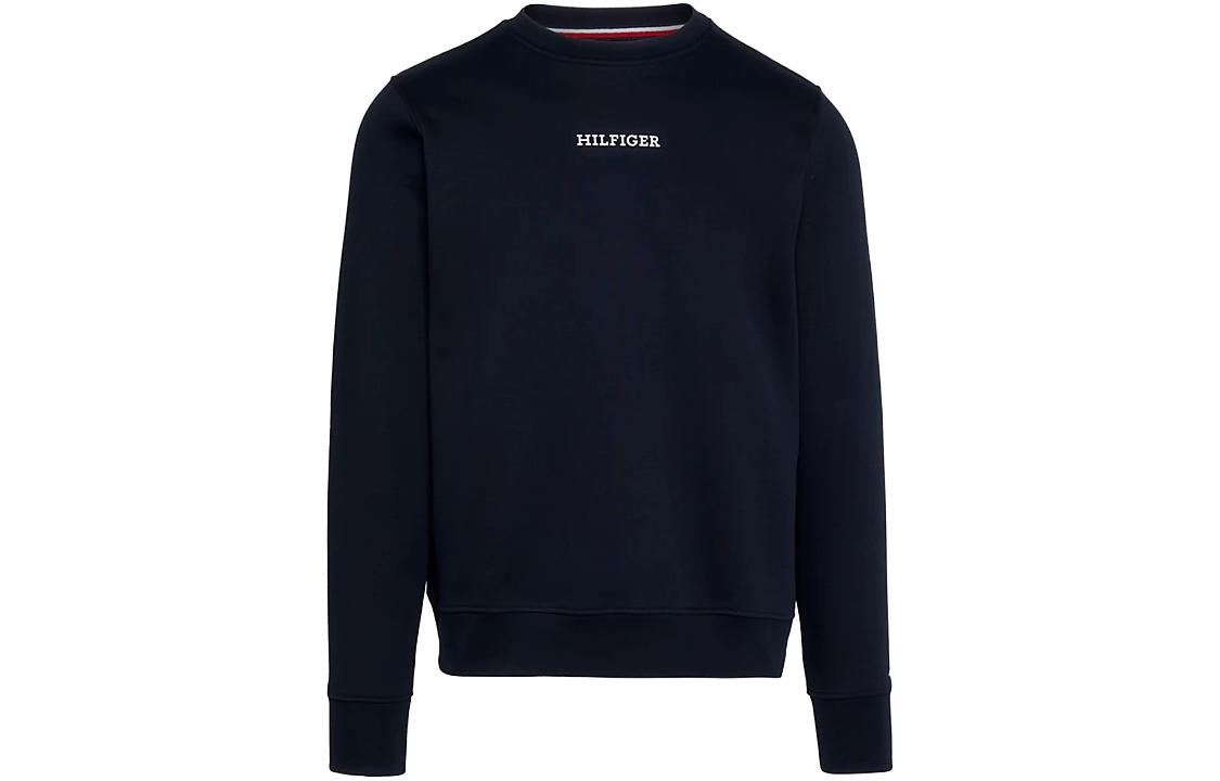 Tommy Hilfiger Loose Fit Crewneck Logo Sweatshirt Deep Navy Blue MW0MW31487-DW5