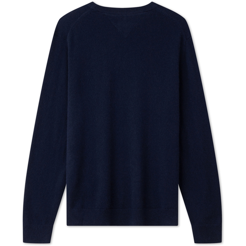 Cheap 汤米希尔费格男士休闲圆领羊绒毛衣基础针织层。 MW0MW36515