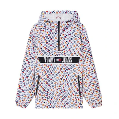 Tommy Hilfiger Multicolor Loose Fit Embroidered Long-Sleeve Jacket DM0DM16626