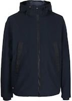 Tommy Hilfiger Navy Blue Hooded Zip-Up Jacket with Straight Hem MW0MW28925-NAVY Tommy Hilfiger Navy Blue Hooded Zip-Up Jacket with Straight Hem MW0MW28925-NAVY