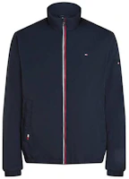 Tommy Hilfiger Navy Blue Lightweight Water-Resistant Zip-Up Jacket MW0MW34250-DW5 Tommy Hilfiger Navy Blue Lightweight Water-Resistant Zip-Up Jacket MW0MW34250-DW5
