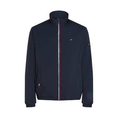 Tommy Hilfiger Navy Blue Lightweight Water-Resistant Zip-Up Jacket MW0MW34250-DW5