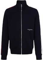 Tommy Hilfiger Navy Colorblock Zip-Up Jacket with Logo Design MW0MW30020DW5 Tommy Hilfiger Navy Colorblock Zip-Up Jacket with Logo Design MW0MW30020DW5