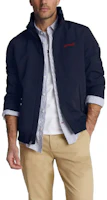 Order Tommy Hilfiger Navy Golf Retro Letter Print Windproof Waterproof Jacket 78J8297-411