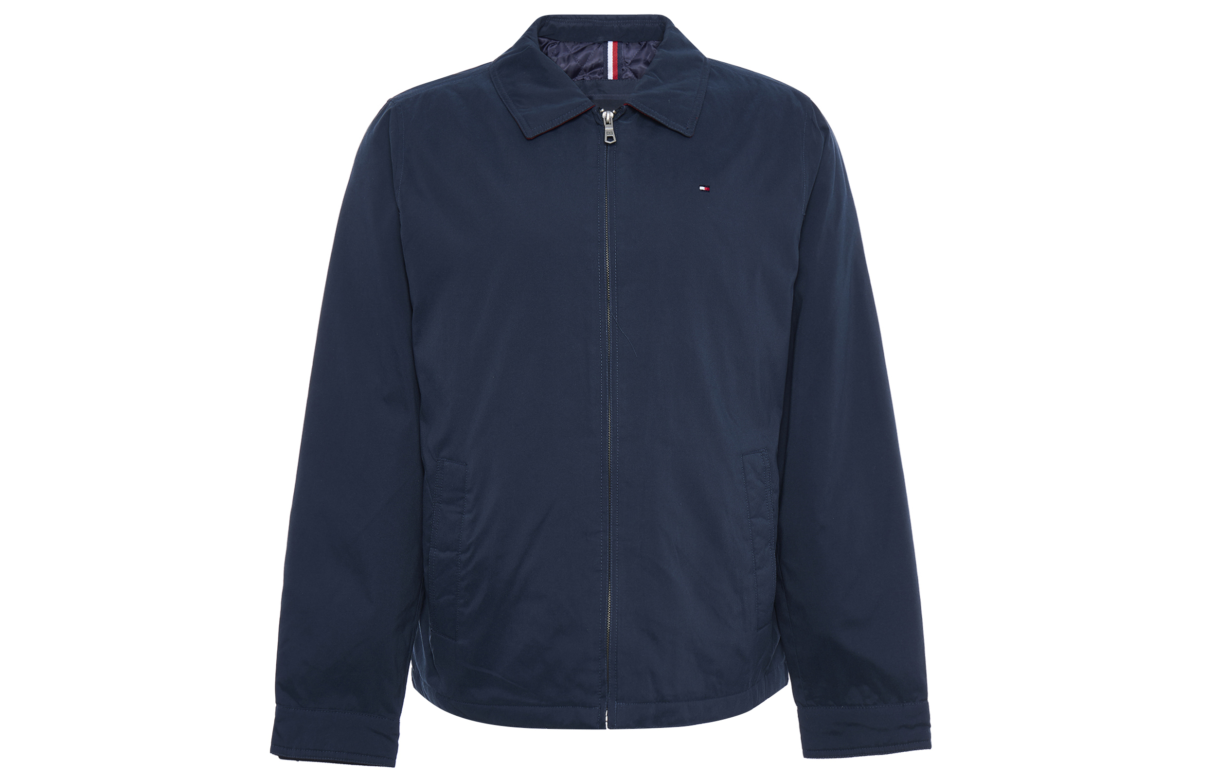 Order Tommy Hilfiger Jaket Quilt Berkerah Navy Musim Gugur/Dingin 159AK644-NVY 159AK644-NVY