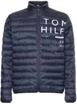 Jaket Pria Tommy Hilfiger Navy Stand Collar dengan Print Huruf dan Resleting MW0MW21018DW5 Buy Jaket Pria Tommy Hilfiger Navy Stand Collar dengan Print Huruf dan Resleting MW0MW21018DW5