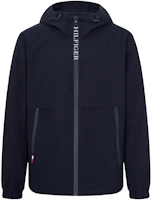 Tommy Hilfiger Navy Lightweight Water-Resistant Hooded Jacket MW0MW31080DW5 Tommy Hilfiger Navy Lightweight Water-Resistant Hooded Jacket MW0MW31080DW5