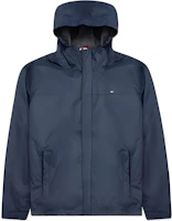 Tommy Hilfiger Navy Lightweight Waterproof Hooded Jacket for Men 156AP010-NAVY Tommy Hilfiger Navy Lightweight Waterproof Hooded Jacket for Men 156AP010-NAVY