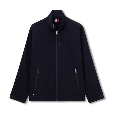 Tommy Hilfiger Navy Outdoor Stand Collar Breathable Jacket MW0MW34042DW5